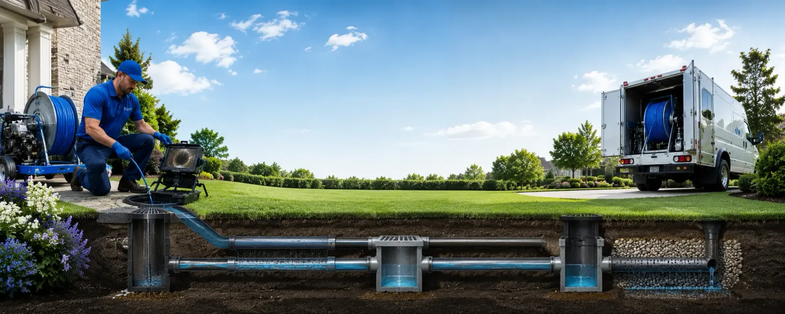 Outdoor drain cleaning information for Springport, MI